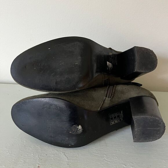 Minelli Belma KAKI Green Bootie | Size 37 - Picture 9 of 10